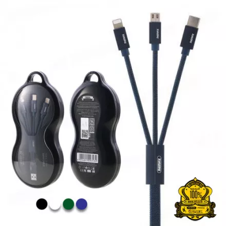 USB Кабель Remax RC-094th MicroUSB/Type-C/Lighting