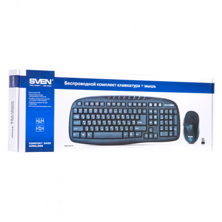 Клавиатура + мышь SVEN Comfort 3400, беспроводной набор