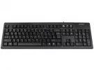 Клавиатура A4TECH  KR-83 COMFORT USB ROUND EDGE KEYBOARD BLACK US+RUSSIAN 