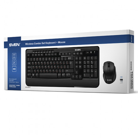 Клавиатура + мышь SVEN Comfort 3500, беспроводной набор