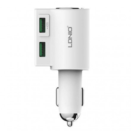Автомобильное зарядное устройство LDNIO CM10 2xUSB 4.2A
