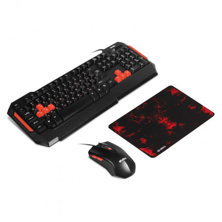 Клавиатура + мышь + коврик SVEN Challenge 9000 Combo, игровой набор