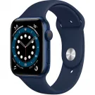 Смарт-часы Apple Watch Series 6 44mm Blue Aluminium Deep Navy Band M00J3 New