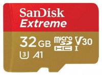Карта памяти 32Gb SanDisk Extreme microSDHC Class 10 UHS-I U3 V30