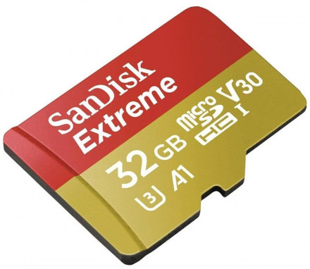 Карта памяти 32Gb SanDisk Extreme microSDHC Class 10 UHS-I U3 V30