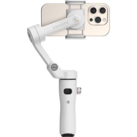 Стабилизатор Zhiyun Smooth-Q5 Ultra Combo White — 3-осевой гимбал для смартфона с LED светом, для видео и блогинга