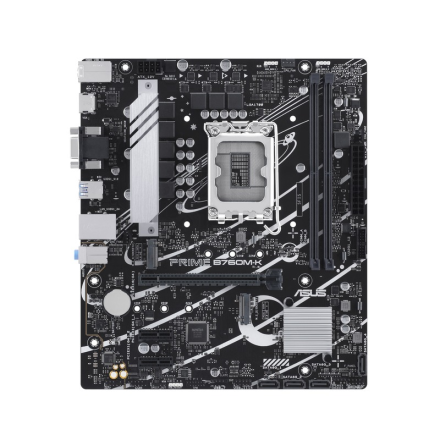 Материнская плата ASUS PRIME B760M-K — LGA1700, B760, DDR5, mATX, 2×M.2, PCIe 4.0