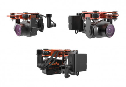 PL3 Механизм сброса груза/выпуска лески с одноосевым подвесом и водонепроницаемой 4K камерой