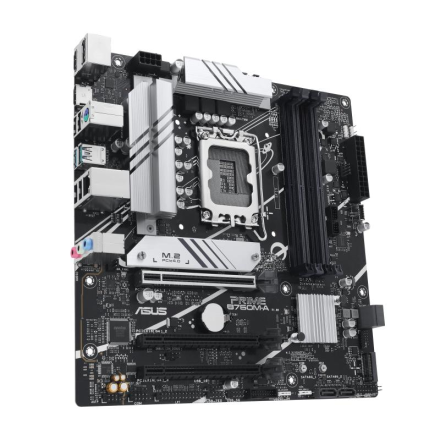Материнская плата ASUS PRIME B760M-A-CSM — LGA1700, B760, DDR5 7200MHz, mATX, Wi-Fi, 2.5GbE