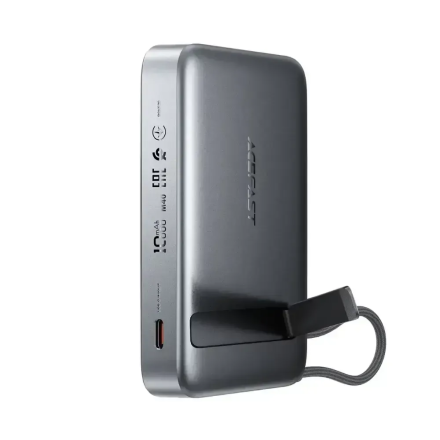 Внешний аккумулятор ACEFAST PWRup M40 Magnetic Wireless Power Bank 10000mAh 22.5W (Metal Grey)