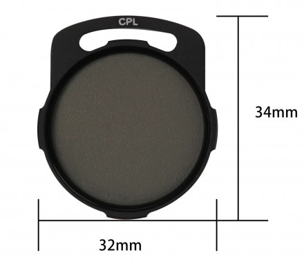 Поляризационный CPL фильтр DJI Avata / O3 Air Unit (Flywoo)