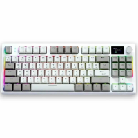 Игровая механическая клавиатура Attack Shark K86 Retro Grey