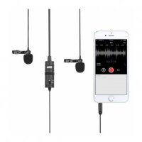 Двойной петличный микрофон BOYA M1DM