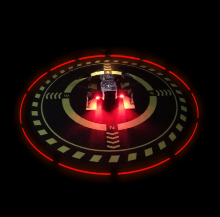 Взлётная площадка с подсветкой для квадрокоптера D70 см (SunnyLife)