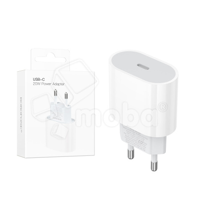 Сетевое зарядное устройство Borofone BA100A 20W с портом USB-C и поддержкой Power Delivery