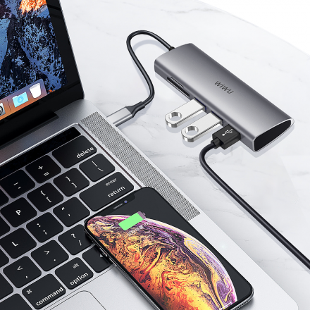 USB-хаб WIWU ALPHA 532ST Type-C