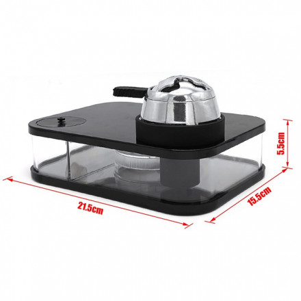Мобильный плоский-прямоугольный кальян Marpiel Hookah