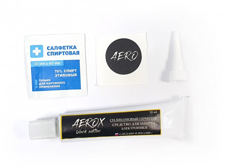 Силиконовый герметик FX FPV AeroX Black 20мл (тюбик)