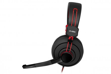 Наушники SVEN AP-G888MV Gaming, черный-красные