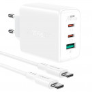Зарядное устройство для Macbook/Iphone Acefast A13 PD65W (2xUSB-C+1xUSB-A)