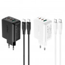 Зарядное устройство для Macbook/Iphone Acefast A13 PD65W (2xUSB-C+1xUSB-A)