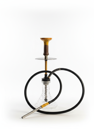 Кальян Misha Rebel Lemon — дизайнерский кальян из нержавеющей стали, желтый корпус