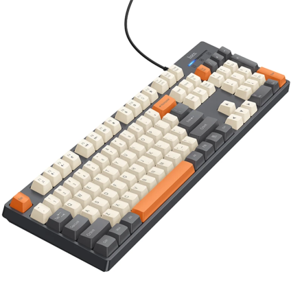 Мембранная клавиатура Hoco GM61 проводная USB для ПК и ноутбука полноразмерная