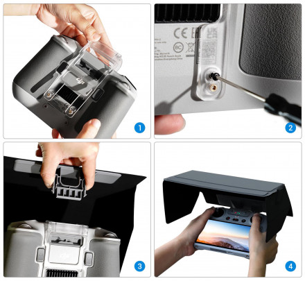 Солнцезащитный козырек (бленда) пульта DJI RC (CYNOVA)