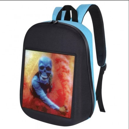 LED-РЮКЗАК С ЦВЕТНЫМ ДИСПЛЕЕМ