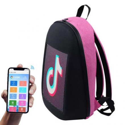 LED-РЮКЗАК С ЦВЕТНЫМ ДИСПЛЕЕМ