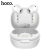 TWS наушники Hoco EQ100 (AI) — встроенный ИИ-переводчик на 134 языка, кейс-подставка для телефона и Bluetooth 5.4
