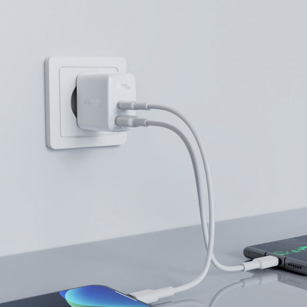 Зарядное устройство для Macbook/Iphone Acefast A5 PD32W (1xUSB-C+1xUSB-A)