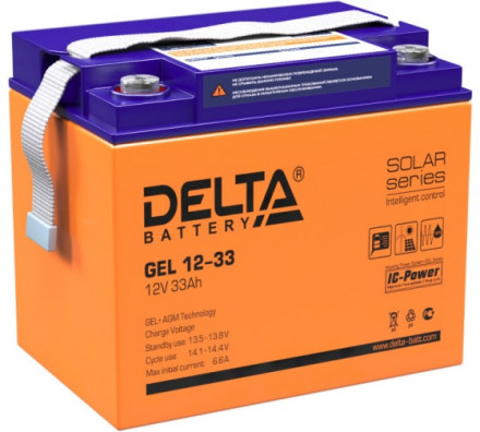 Аккумулятор Delta GEL 1233 12V 33Ah