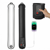 Надувной портативный LED-фонарь для съемок (88 см / 10W / Black / White Light / Type-C / Powerbank)