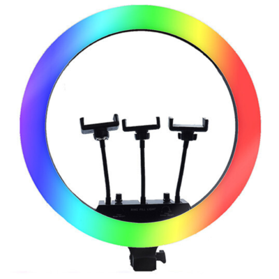 Кольцевая RGB Лампа MJ-18 (46см)