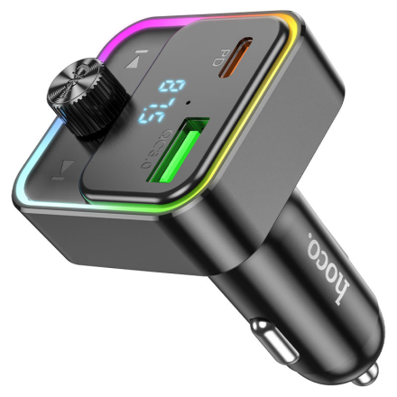 FM-трансмиттер HOCO E81 с Bluetooth, USB-зарядкой