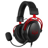 Игровая гарнитура с металлическими чашами и отстёгивающимся микрофоном SVEN AP-G1000MV Игровая гарнитура с металлическими чашами и отстёгивающимся микрофоном SVEN AP-G1000MV