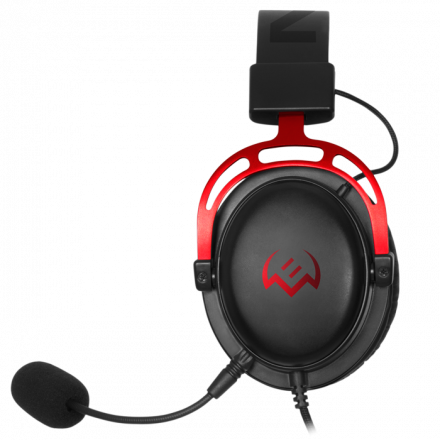 Игровая гарнитура с металлическими чашами и отстёгивающимся микрофоном SVEN AP-G1000MV