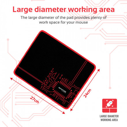 Коврик для мышки Promate XTRACK-3 Black