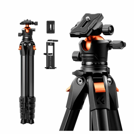 Портативный алюминиевый штатив K&F Concept (172 см / 10 кг)