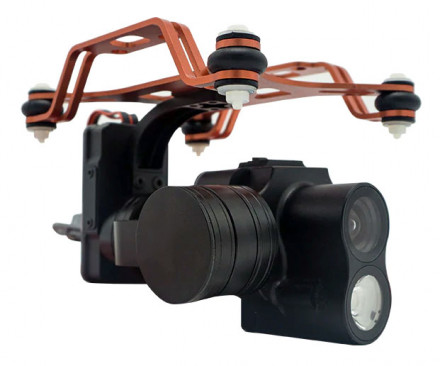 Водонепроницаемый 2-х осевой подвес с ночной камерой GC2-S для SwellPro SplashDrone 4 (SwellPro)