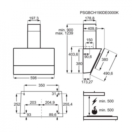 Вытяжка Electrolux LFV616Y