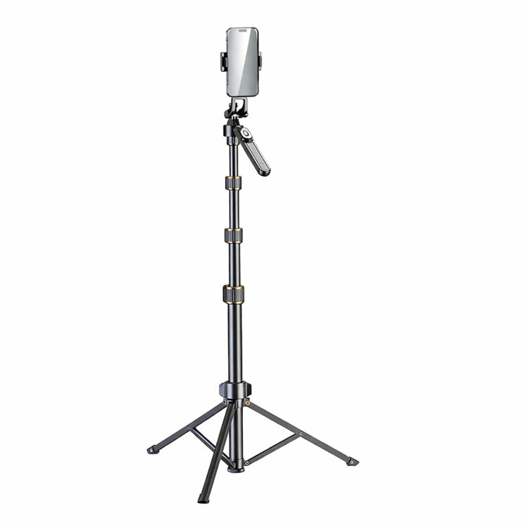 Штатив Tripod A1588 высотой 2,1 м для камеры и смартфона с пультом дистанционного управления