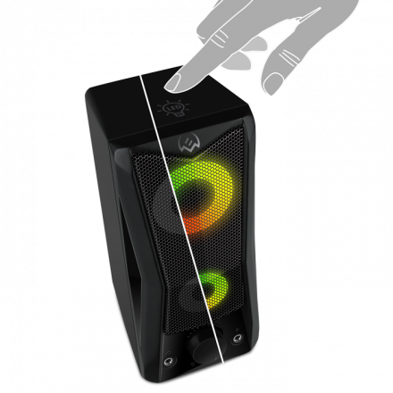 Игровая USB мультимедийная акустика 2.0 SVEN 445