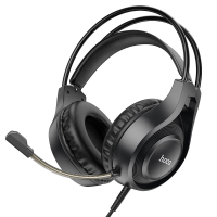Игровые полноразмерные наушники hoco. W106 Tiger gaming headset с микрофоном Игровые полноразмерные наушники hoco. W106 Tiger gaming headset с микрофоном