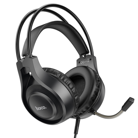 Игровые полноразмерные наушники hoco. W106 Tiger gaming headset с микрофоном