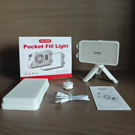 Карманный светодиодный осветитель Yongnuo YM-40SE Pocket Fill Light — компактный LED-свет для фото и видео