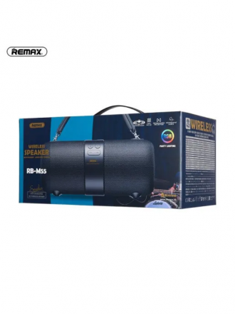 Портативная колонка REMAX RB-M55 + RGB-подсветка