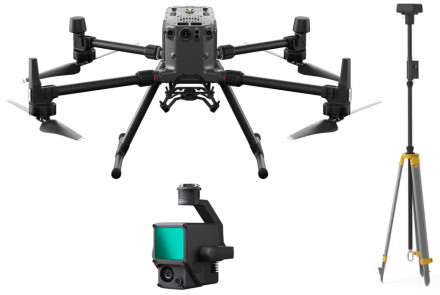 Квадрокоптер DJI Matrice 300 RTK Combo + Мобильная станция D-RTK 2 + штатив D-RTK 2 + Zenmuse L1