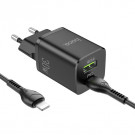 Сетевое зарядное устройство Hoco N13 Bright PD30W+QC3.0 charger